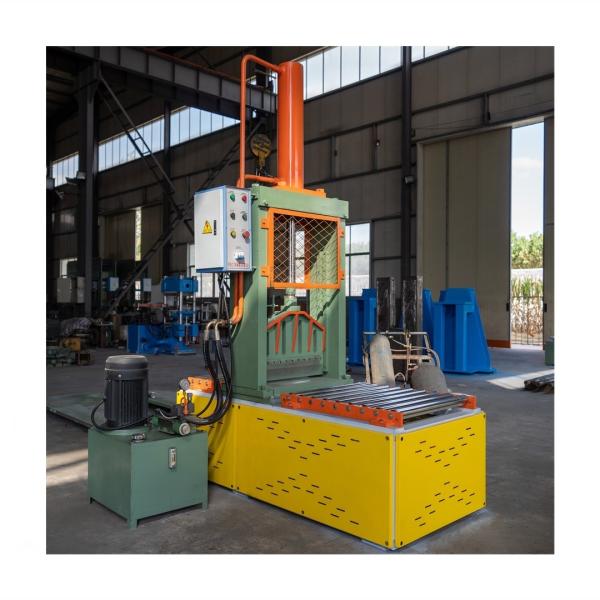 Buy Raw Rubber Bale Cutter 14-16s Stroke Time Hydraulic Force Rubber Bales Cutting Machine at wholesale prices