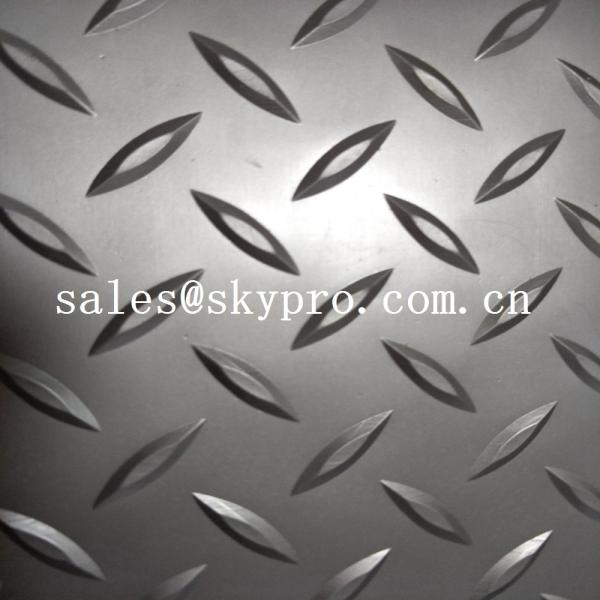 Buy Fireproof dot pattern Plastic Sheet grey PVC mat durable matt floor covering car floor mat at wholesale prices