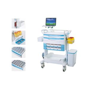 Emergency Medical Treatment Trolley Drug Delivery Cart With Optional Parts