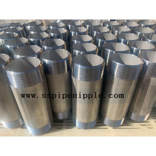 Buy DIN2999/ DIN2982 Stainless Steel Nipple Fittings Stainless Pipe Nipples at wholesale prices