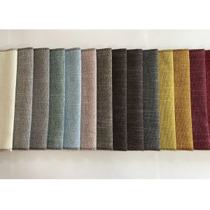 Brushed Linen Sofa Fabric Faux Slub Effect Home Textile