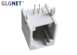China Telephone Latch Up 4 PIN RJ11 Modular Jack 6P4C 90 Degrees Right Angle on sale