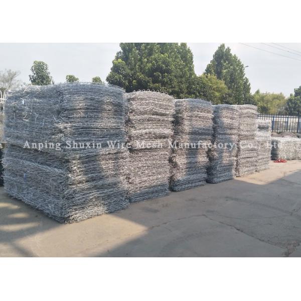 Buy 6x8cm Hole Seawall Protection Pvc Coated Hexagonal Gabion Basket at wholesale prices