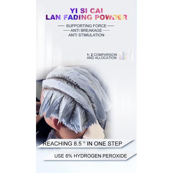 Professional Hair Bleaching Powder for Salon Quick-Drying Formula Low Irritation Strong Adhesion 6% Hydrogen Peroxide
