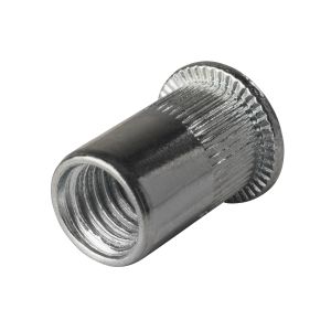 Flat Head Rivets Nut With Vertical Grain ML08AL Zinc Plated Cold Heading Steel