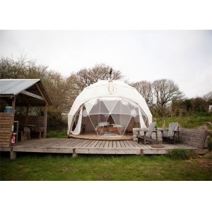 Durable Party Mini Geo Dome Tent With Rainproof Fabric Sidewall