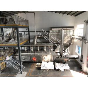 Energy Saving and Long Life Span Vibration Fluid Bed Dryer for Food and Chemical