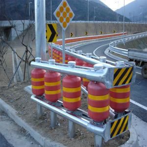 Highway Guardrail Safety Roller Barrier with Double Roller