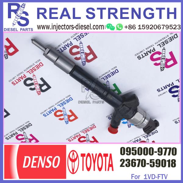 Fuel Injector Remanufactured common rail injector 095000-8060 095000-9770 23670-51040 For Land Cruiser1VD-FV