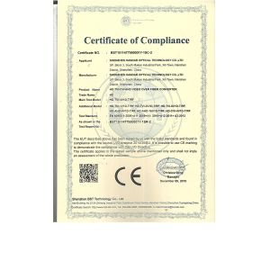 Shenzhen Handar Optical Technology Co.,Ltd Certifications