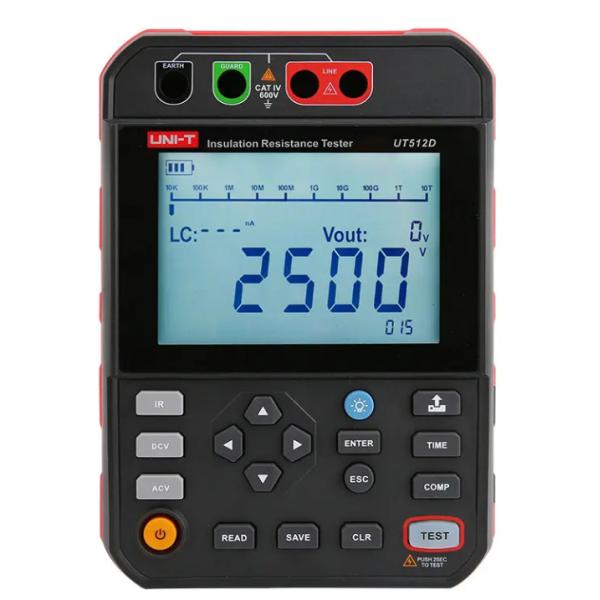 Original UNI-T UT512D/UT512E 2.5kV Insulation Resistance Testers