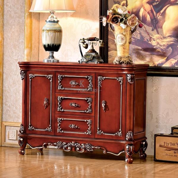 Antique Drawer Cabinet Oak Sideboard