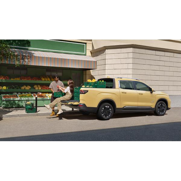 RD6 Pick UP Pure Electric Car with Tow Package and Battery Charger Max Speed 185 Seats 5