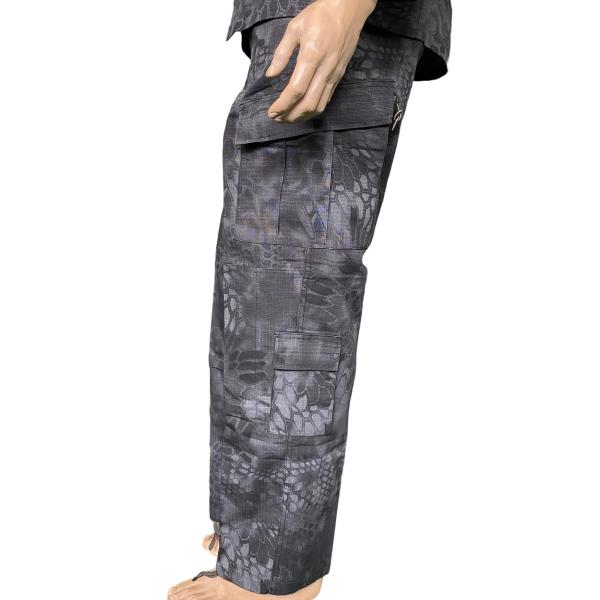 ACU Military Uniform Set Tactical Black Camo Uniform Set Durable Combat Outdoor Apparel