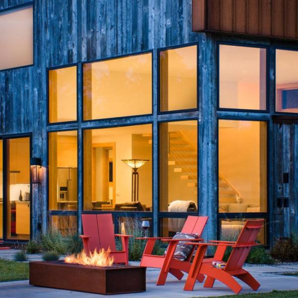 Steel Outdoor Fire Pit Garden Decor Corten Steel Fire Pit Table With Natural Rusty Colour