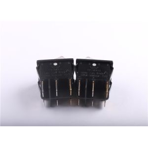 Double Micro Rocker Switch With Copper / Compound Silver Contact Material