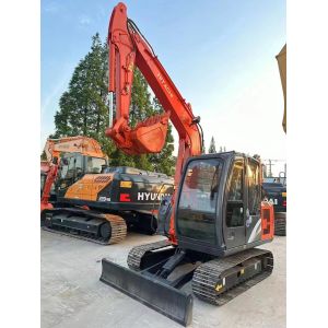 ZX60 Hydraulic Used Hitachi Excavator Easy Operate 6000KG