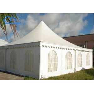 White Or Custom Color Aluminum Exhibition Tents White PVC Pagoda Trade Show Tent