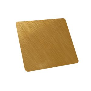 Wooden Pattern Decorative Stainless Steel Sheet Four Feet
