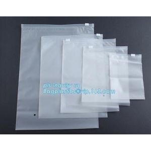 metallized film bottom loaded slider zipper packaging gloss finishing bag,