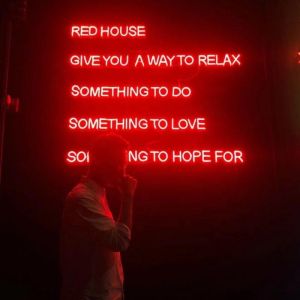 Acrylic Hollow out Custom Made Neon Light Sign OEM ODM for decoration