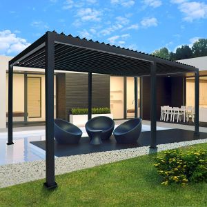 Easily Assembled Waterproof Aluminum Pergola With 6063 Beam