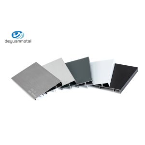 Black Anodised Aluminium Skirting T6 Temper Water Resistant For Kitchen Cabinet