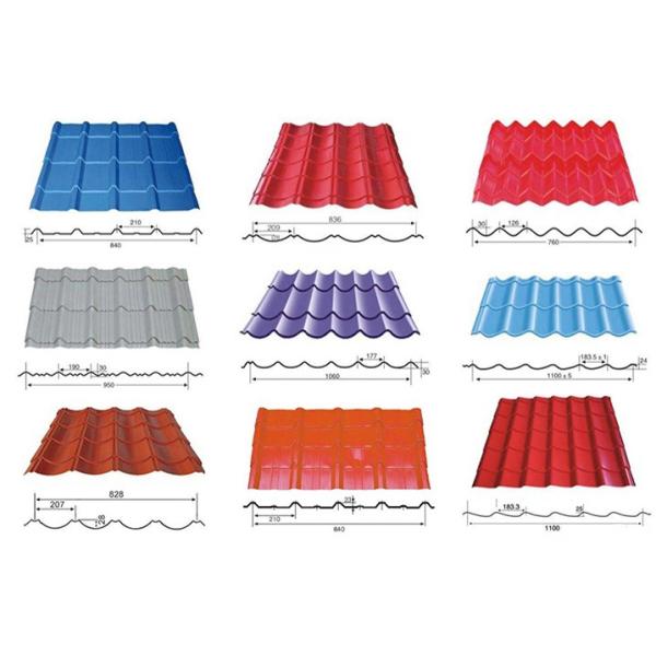 Zinc Roof Panels Color Coated Iron Corrugated Galvalume Steel 700-2000MM