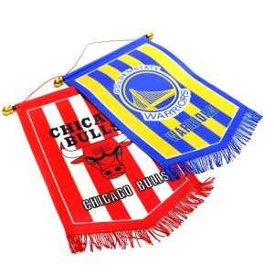 Custom Basketball Pennant Banner 2x3ft Double Side Printing