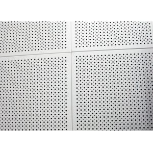 Open Frame Lay In Ceiling Tiles, Micro Perforated T Bar Suspended False Ceiling