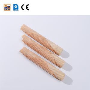 Stainless Steel Automatic Snack Machine Waffle Roll Baking Machine