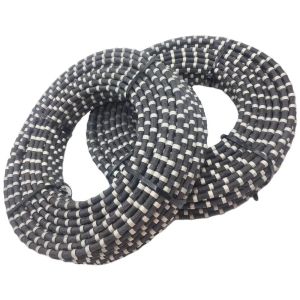 China 20-40 m2/m Life Span Granite Diamond Wire Saw Rope for Quarry Mining 11.5mm Diameter on sale