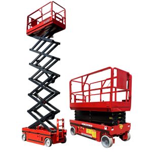 China 12m 320kg Self-Propelled Scissor Lift for Green House Construction Aerial Work Platform on sale