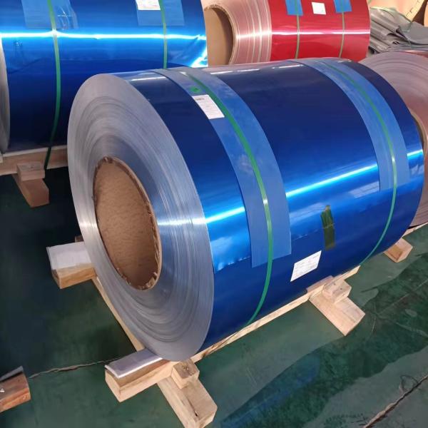 Coating Thickness PVDF 25 Micron 1050 1060 Aluminum Coil Stock 3mm 5mm