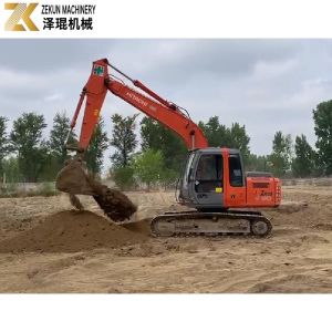 ZX120-6 used Hitachi Excavator With Original Rubber Track Hydraulic Valve