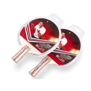 China Easy Use Single Ping Pong Rackets , Table Tennis Paddles With Color Handle on sale