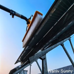 Solar Panel Cleaning Brush with Telescopic Handle and Water Pump Customized