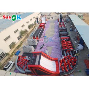 Customized Amusement Park Inflatable Obstacle Course Blow Up Theme Park