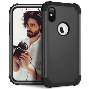 2018 New Air Cushion deisgn PC TPU Hybrid 3 in 1 Shockproof Armor phone case for