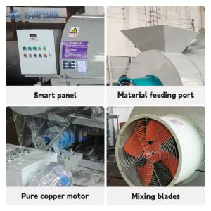 Roller Drying Machine Industrial Agricultural Fields , Fruit Hulls , Crops Drum