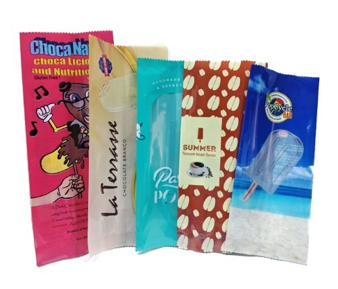Buy custom printed plastic packing ice lolly cream popsicle packaging bags at wholesale prices
