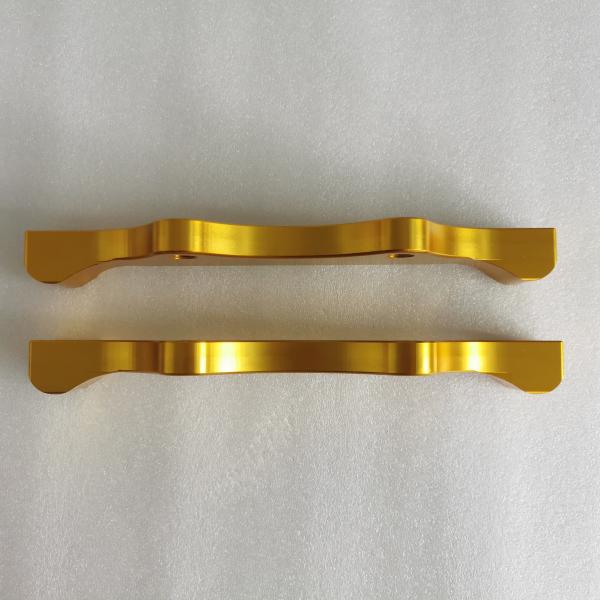 Buy Oxidation Gold Aluminum 7075 Brake Caliper Bracket Front Car Parts at wholesale prices