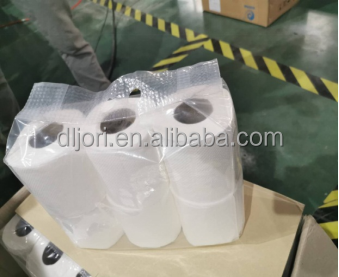 Factory Hot Sale Full Automatic Multi Rolls Plastic Bag Packing Machine For Toilet Paper And Kitchen Tissue