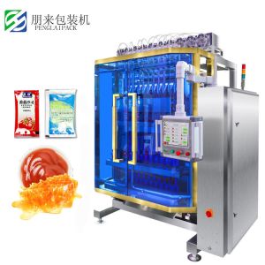 10 Lanes Juice Liquid Sachet Packing Machine Multilanes for Liquid Lotion