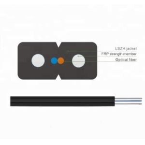 FTTH Singldemode FRP KFRP Steel Strength Member Fiber Optic Cable