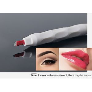 Quality #12CF Oval White Manual Tattoo Pen , Eyebrow Miroblading pen for sale