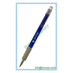 China gripped promotion pen, retractable plastic ball point pen with grip on sale