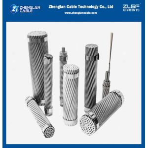 Acsr Overhead Line Bare Aluminum Cable Conductor En50182 IEC61089