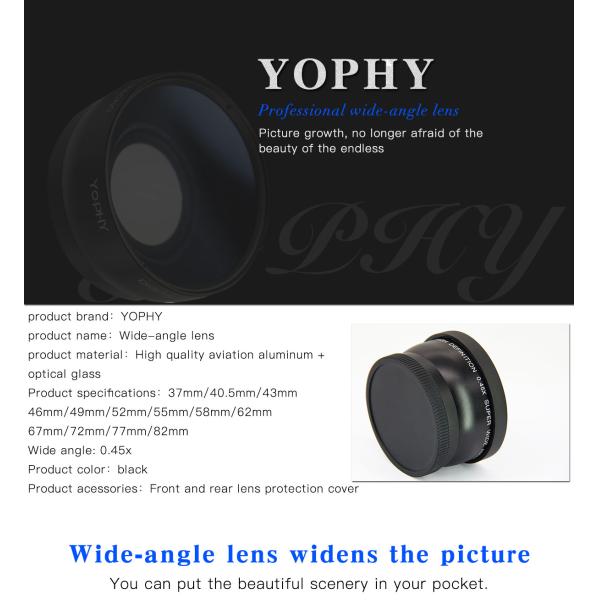 0.45X Wide Angle Slr Magic Anamorphic Lenses , Anamorphic Widescreen Lens For Photography