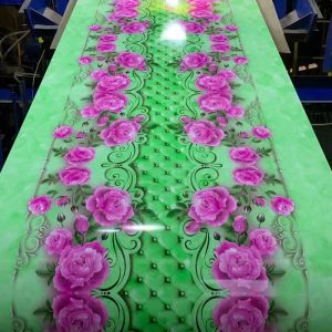 Quality JIS G3312 Galvanized Steel Coil PPGI PPGL 0.3mm Flower Pattern for sale